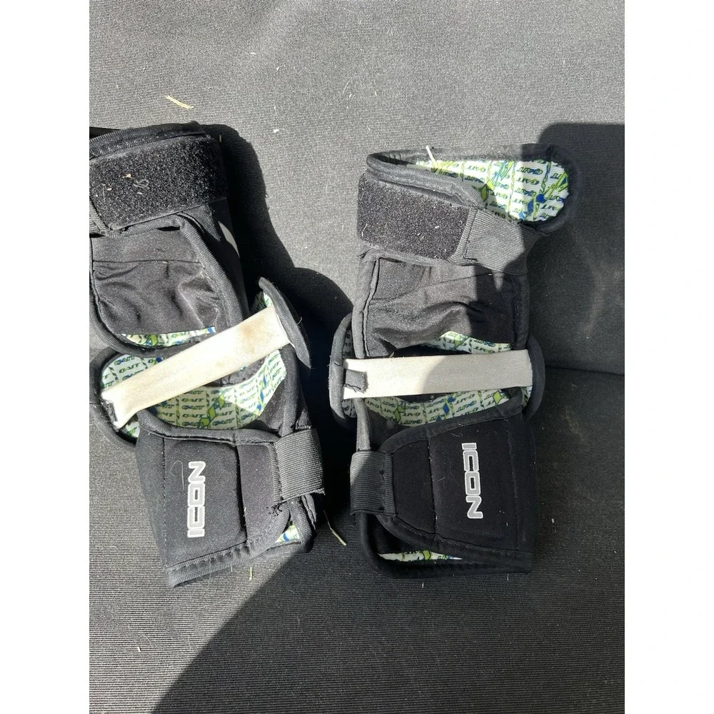 Gait by DeBeer Icon Lacrosse Arm Pads Elbow Guards Black Medium LAX Pairs